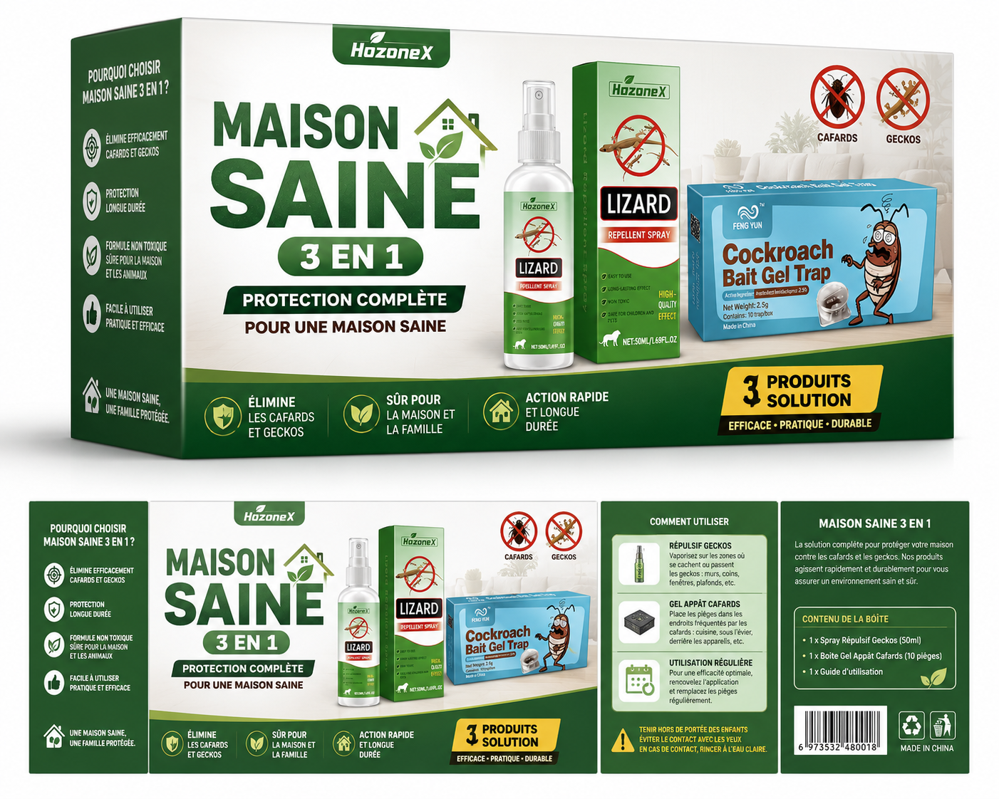 Maison-Saine 3 en 1