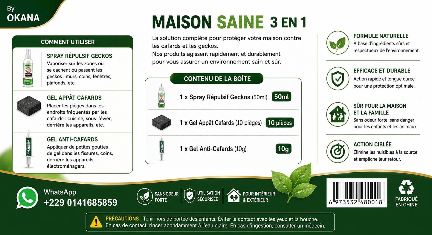 Maison-Saine 3 en 1
